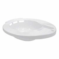 HZYWL Sitz Bath Personal Portable Bidet,Over-The-Toilet Perineal Soaking Bath, for Hemorrhoidal Relief, for Postpartum Care Post-Episiotomy Patients,White