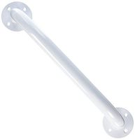 Essential Medical Supply Attractive Pure White Enamel Grab Bars for The Shower or Tub, 12 Inch