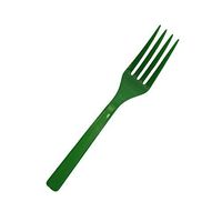 Northwest Medium-Weight Hard Plastic Plastic Forks (Kelly Green, 50 Count)