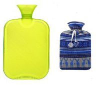 Hot water bottle Hot water bottle red Children hot water bottle Hot water bottle pvc Hot water bottle explosion-proof.8l-redQ