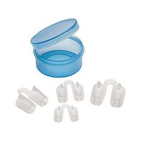 MSR Imports Anti-Snoring Nasal Vents - Set of 4 Snore Reducing Silicone Nostril Inserts with Storage Case