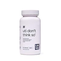 Love Wellness UTI Don’t Think So - Maintain a Healthy Urinary Tract - 30 Day Supply - Helps Cleanse and Protect - Cranberry Supplement - Vegan & Gluten Free - Safe & Effective Take Daily