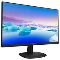 Philips 243V7QJAB 24" Monitor, Full HD, Edge-to-Edge IPS, Built-in Speakers, VESA, EnergyStar Most Efficient 2017, 4Yr Advance Replacement Warranty