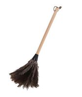 Fuller Brush Ostrich Feather Duster - Long Handled Dusting Hair Feathers for Cleaning High Cobweb & Dust - Cleaner Blinds, Car Dash, TV, Fan & Computer for Home & Business