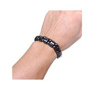 Magnetic Hematite Therapy Bracelet for Men Women, Unisex Stylish Weight Loss Magnetic Hematite Stone Slimming Healthy Bangle Jewelry