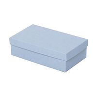 JAM PAPER Two Piece Jewelry Box Gift Set - 3 1/2 x 6 x 1 3/4 - Baby Blue - Sold Individually
