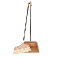CAI - Dustpan and Brush Sets Cleaning The Kitchen Soft Antistatic PP Bristles Wear Resistant Light Weight Removable(C)
