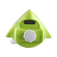Glass Cleaner Double-sided Rubbing Glass Cleaner Window Cleaning Artifact Glass Cleaner Double Hollow (Color : Green)