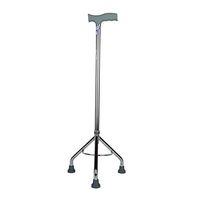 LIBWX Adjustable Tripod Folding Walking Stick Portable Lightweight Walking Crutch with and Cushion Handle Adjustable Folding Cane for Men and Women