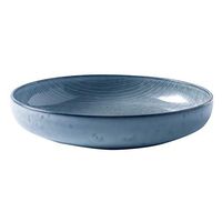 Bowl Dessert Snack Plate Home Ceramic Pasta Folk culture bowl Large Capacity Salad Folk culture bowl, Fruit Plate Japanese Ramen Folk culture bowl, Light Soup Folk culture bowl Tableware (Color : Blue