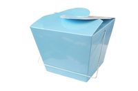 Asian Style Small Take Out Favor Box (12 Count)- Gloss Blue