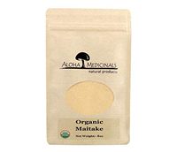 Aloha Medicinals – Pure Maitake - Certified Organic Mushrooms – Grifola Frondosa – Health Supplement – Supports Cardiovascular, Immune System and Liver Function - Prebiotics - 4oz Bag (Powder)
