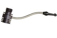 Radiator Pipes Curved Tobacco Pipe Frame - Gunmetal