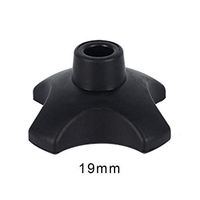 Cane Tip Self-Standing Cane Tip Tripod Walking Stick Tip Anti-Slip Rubber Replacement Foot Pad for Walking Cane Foot Pad Cane Accessory