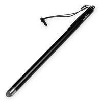 BoxWave EverTouch Slimline Capacitive Stylus for iPad - Apple iPad Touch Screen Stylus w/ Thinner Barrel and Finer Point Ultra Durable FiberMesh Woven Fabric Tip for Ultra Responsive, Smoother Glide, and Increased Accuracy (Jet Black)