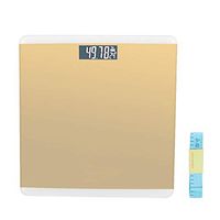 Digital Body Weight Bathroom Scale, Household Body Weight Electronic Scale Health Weighing Large Display High Precision Scale(Gold)