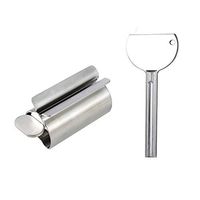 Uspeedy- 2 Pieces Toothpaste Tube Squeezer Rollers, Metal Toothpaste Tube Wringer, Creams, Paint Squeezer Roller Roller Squeezer Tube Squeezer Tool (2 Styles)