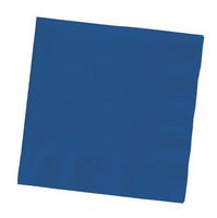 Club Pack of 500 Navy Blue Premium 3-Ply Disposable Beverage Napkins 5"