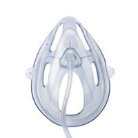Mask, O2: OxyMask Adult Plus Oxygen Mask with 7' Universal Oxygen Tubing and Ear Elastics