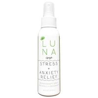 Luna Bergamot & Patchouli Aromatherapy Spray - Stress Anxiety Relief - Room & Pillow Mist…