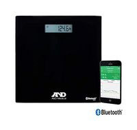 A&D Medical Wireless Connected Weight Scale, Black (UC-352BLE)
