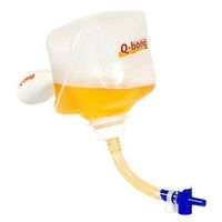 Q-bong Beer Bong - World's First Pressurized Beer Bong Funnel with easy to use valve - compact & explosive - Ideal for college drinking games, bachelor/bachelorette parties and gag gifts