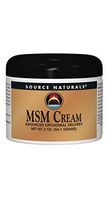 Source Naturals MSM Cream - Contains Vitamin E and Ginkgo - 2 oz