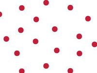 Pack Of 1, 30"X100' Large Red Dots Classic Print Cello Rolls 1.0 Mil Made In USA