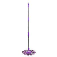 BONJIU Spin Mop Pole Handle Replacement for Floor Mop 360 No Foot Pedal Version Home Floor Cleaning Scraper for Home Office