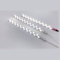 Portable Photo Studio,Trekoo Mini Folding Photography Lighting Box Shooting Tent Kit with Top Hole,Adjustable Brightness 2 LED Lights and 6pcs Background (Silver-2)