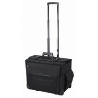Travelwell Bellino Rolling Computer Office Porter, Black