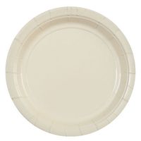 Party Dimensions 75772 24 Count Paper Plate, 7-Inch, Ivory