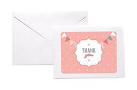 Thank You Banner Stationery Note Card Set
