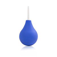 Runsmooth 220 ML/7.5 OZ Medical Materials Enema Syringe Enema Bulb Enema Cleaning Container Douche Bulb for Enema and Vaginal Health, Blue