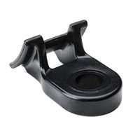 HellermannTyton HDM401HIHSUVH4 Medium Torque Mount, Mounting Hole .375", Max Torque 40.0 lb - ft, PA66HIRHSUV, Black, 500/pkg