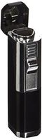 Cigar Ember Blaze Cigar Lighter Triple Jet Flame Torch Lighter with Cigar Punch Cutter (Black)
