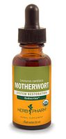 Herb Pharm Certified Organic Motherwort Liquid Extract for Endocrine System Support - 1 Ounce