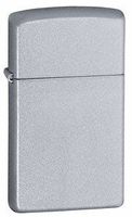 Personalized Genuine Slim Satin Chrome Zippo Lighter - Fee Laser Engraving