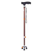 Walking Stick Ergonomic Design Aluminum Alloy Tripod Walker Portable Cane Everyday Use Super Light Extra Help Alloy+Rubber