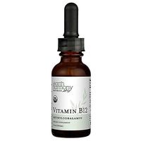 USDA Organic Vitamin B12 Sublingual Liquid Drops, 2000 mcg Methylcobalamin Supplement for Energy & Metabolism Support, Vegan-Friendly, 30-Day Supply (1 Fl Oz)