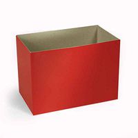 Red Basket Box 8-1/4" X 4 3/4" X 6 1/4" | Quantity: 100