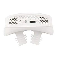 Amawo Upgrade Electric Silicone Anti-Smash Nose Stop Breathing Device Guard Sleep Assist Mini snoring Equipment to Reduce snoring (Color : White)