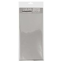 JAM PAPER Tissue Paper - Silver Mylar - 3 Sheets/Pack