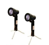 UbiGear 2 Pcs Photo Studio Table Top Light Lamp w/Bulbs Stand for Soft Box Photography