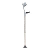 Crutches with arm Rest pad Adjustable Aluminum Alloy Stick Non-Slip Armpit Suitable for The Elderly and People with Limited Mobility Load-Bearing 80KG