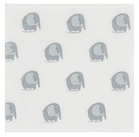 Cocktail Napkins - 150-Pack Luncheon Napkins, Disposable Paper Napkins Kids Birthday, Baby Shower Party Supplies, 2-Ply, Elephant Design, Unfolded 13 x 13 Inches, Folded 6.5 x 6.5 Inches