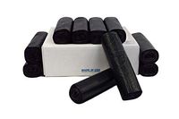 Renew Trash Bags | 40-45 Gallon (250 Count) High Density Rolls | Extra Strength Garbage Trash Bags | Can Liners | 40"W x 48"H | Black