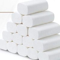 12Roll Exiao Recycled Fiber Paper Towels, White, 12 Multifold Family Towels Per Rolls, 12 Packs Per Case