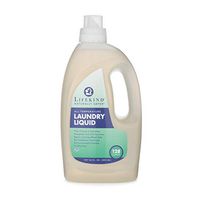 LIFEKIND Organic All Temperature Natural Laundry Liquid 64 Fl. Oz. (64 Loads) Gentle, Free of Dyes and Perfumes