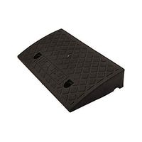 Simple Edge Threshold Slope, Multifunction Plastic Threshold Triangle Pad, Bicycle Wheelchair Service Uphill Mat (Size: 50 22 5cm) (Color : Black, Size : 50277CM)
